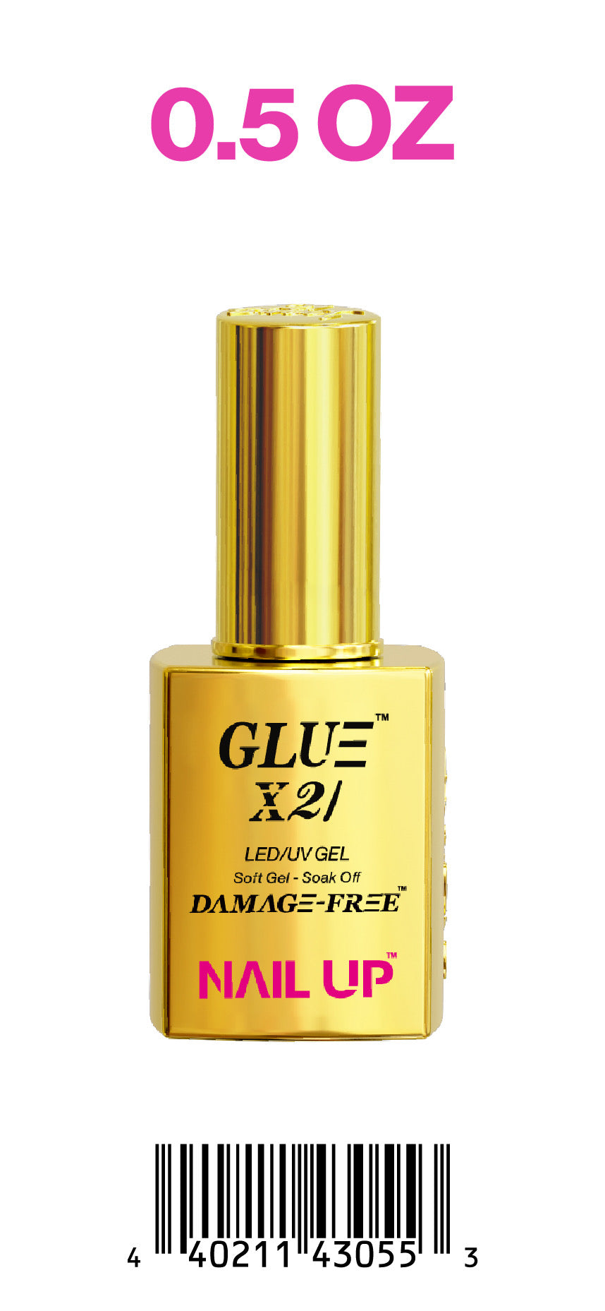 NAIL UP - GLUEX21 - Soft GEL - 15mL 0.5oz .(REG. $25). SAVE 28%. NOW $18.