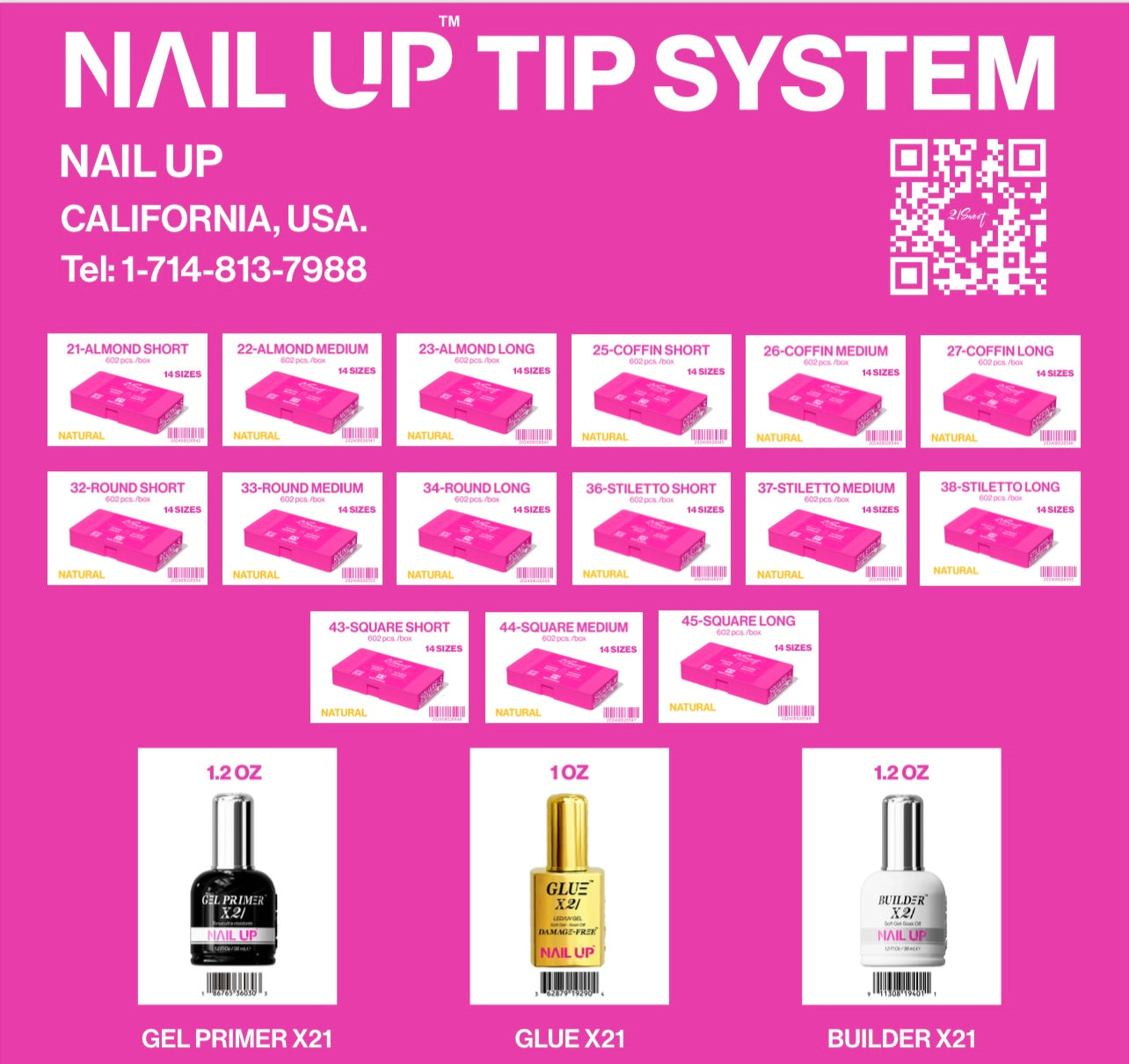 NAIL UP - GLUEX21 - Soft GEL - 15mL 0.5oz .(REG. $25). SAVE 28%. NOW $18.